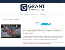 Tablet Screenshot of grant-assoc.com